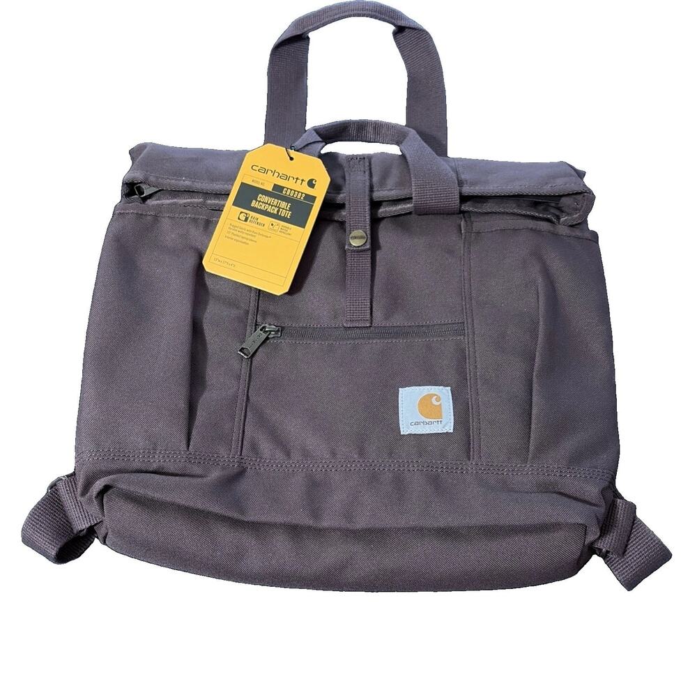 Carhartt Convertible backpack Tote Laptop Bag - Burgundy
